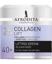 Afrodita Collagen Lift Crema pentru piele uscata, 40+, 50 ml